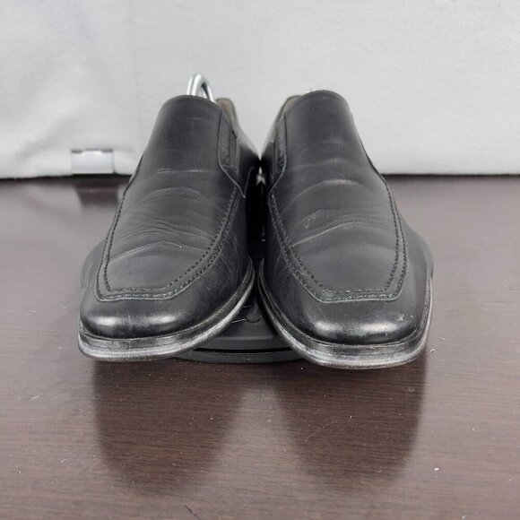 Bruno Magli Loafers Black Leather Mens Size 11 Made in Italy - Picture 5 of 9